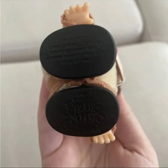 Precious Moments Christmas Doll Figure Reindeer Baby 1991 Vintage Enesco Small - Picture 7 of 7